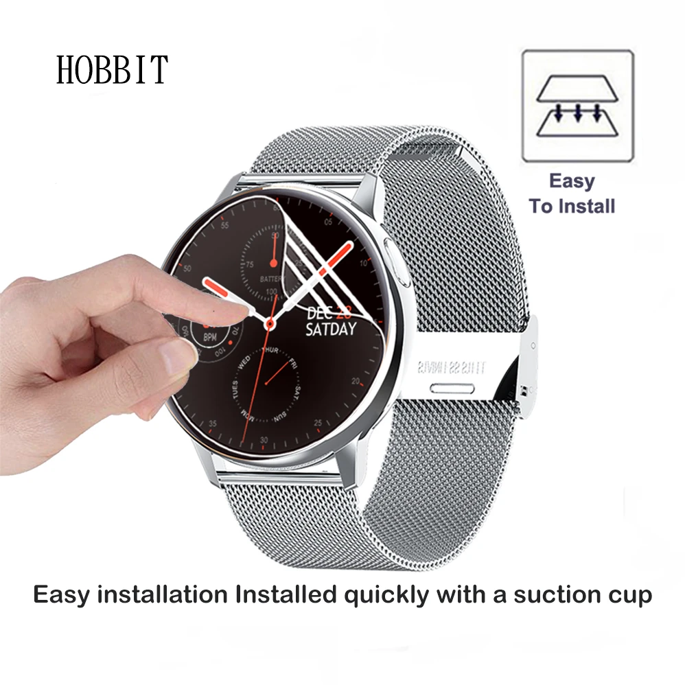 3 шт. ультра тонкая прозрачная защитная пленка для LEMFO S30 смарт часов полная защита