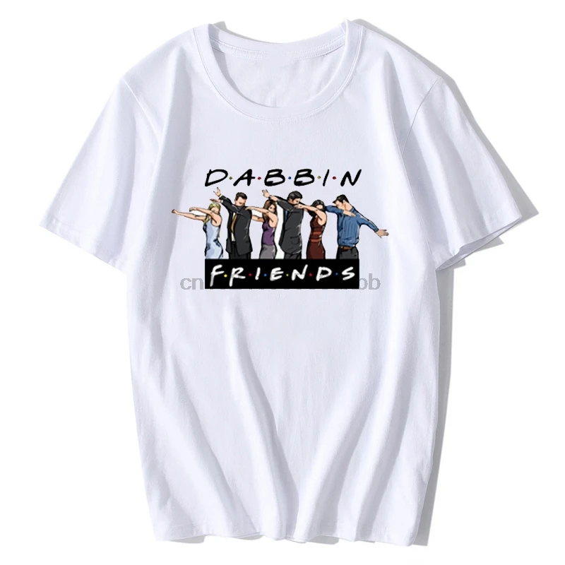 Friends Tv Show Women Letter T Shirts Prints Casual Fashion Harajuku White Short Sleeve T-shirt for Kawaii Clothing |