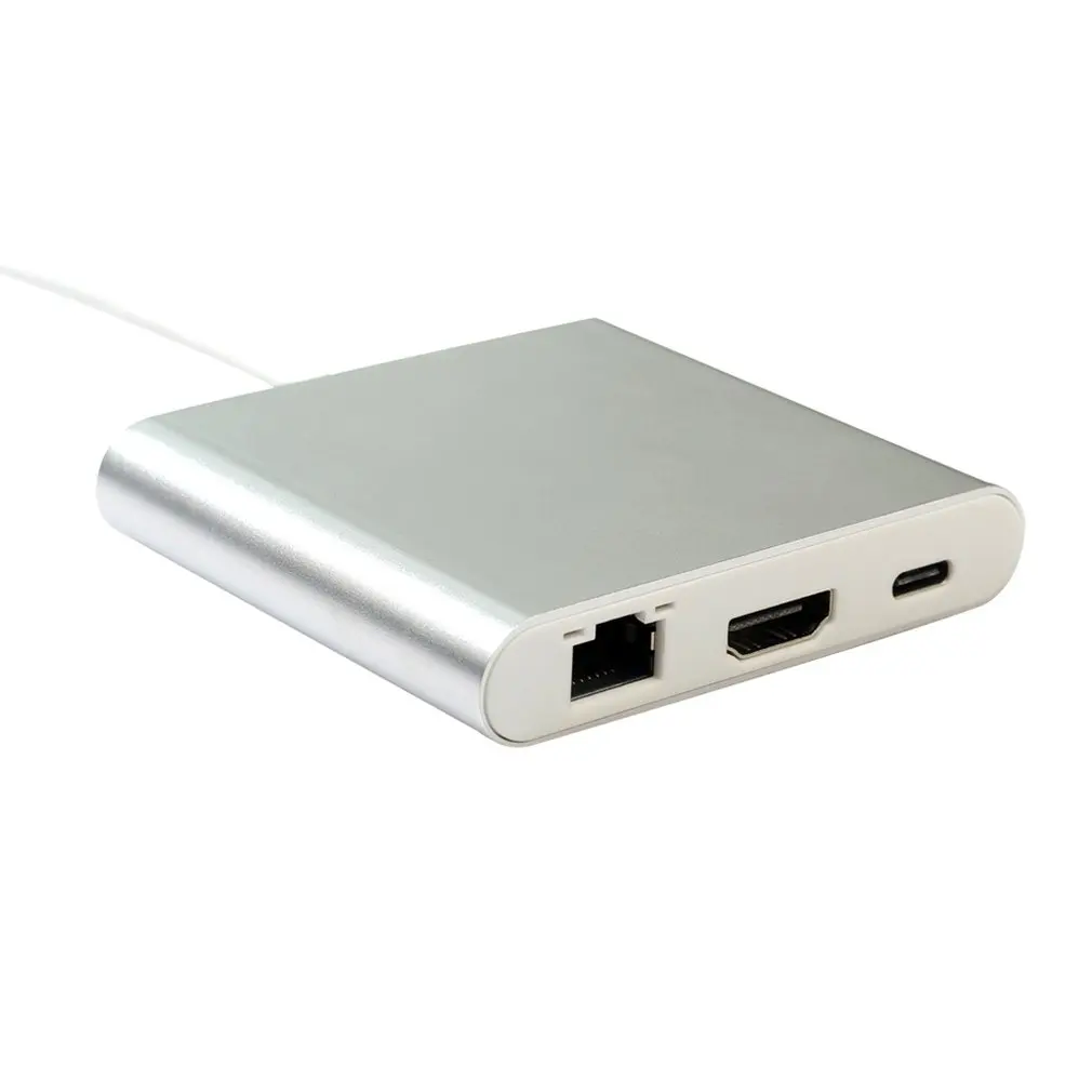 Преобразователь type-C в Hdmi 4 K Rj45 Usb 3 0 1 Usb-C многофункциональный удлинитель