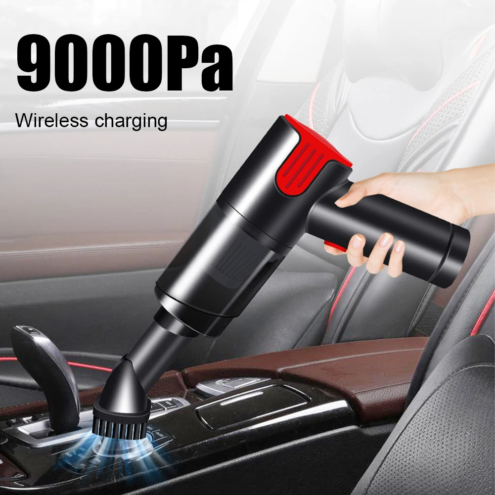 

New 120W Car Vacuum Cleaner 9000Pa Cordless Mini Rechargeable Vacuum Cleaner Handheld with Washable Filter for Home Car Cleaning