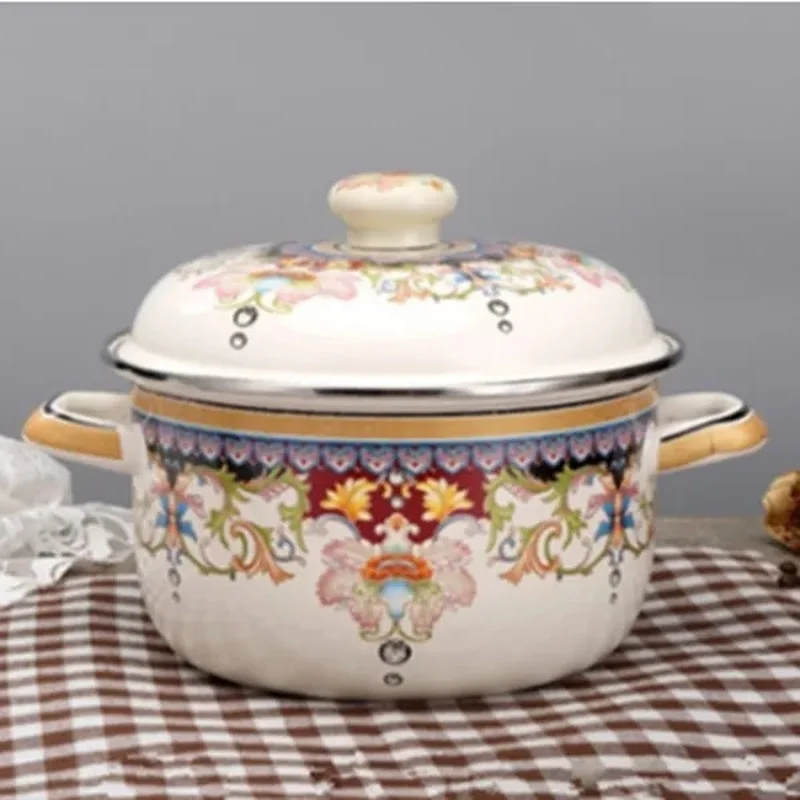 

Эмаль горшок фондовых кастрюлю сокровище Кастрюля Сковорода газовая плита общего кастрюля для приготовления пищи, кастрюля для готовки, ка...