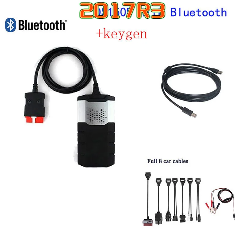 Новый Obd сканер VCI Obd2 для delicht Ds150e 2017R3 Bluetooth автомобильные и грузовые
