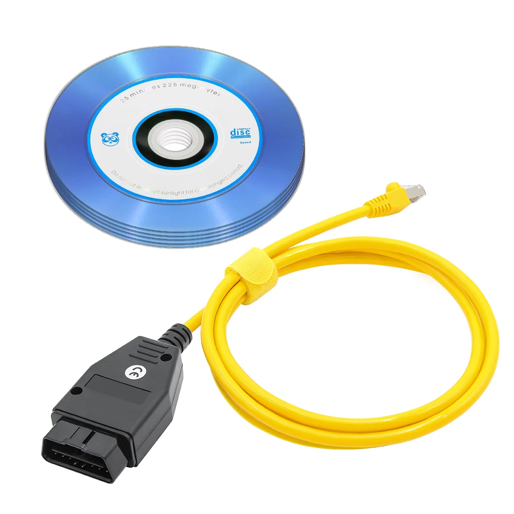 

ESYS ENET Cable For B-M-W F-Serie E-SYS ICOM OBDII Coding Refresh Hidden Ethernet to Data OBD2 Scanner Car Diagnostic Auto Tool