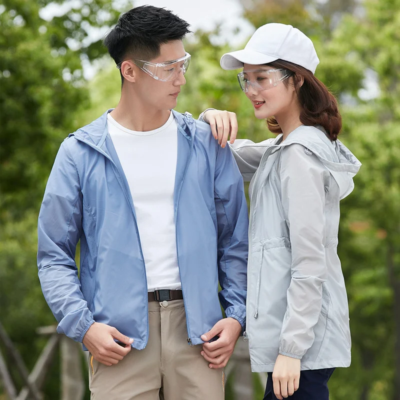 Быстросохнущая походная куртка WWKK для мужчин и женщин водонепроницаемые