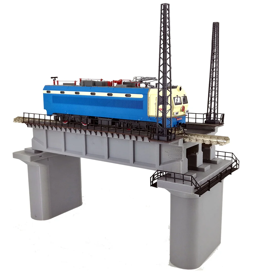 

High Quality 1Pcs 1:87 HO Scale Train Railway Scene Decoration Assembly Brackets Model For Sand Table Accessories