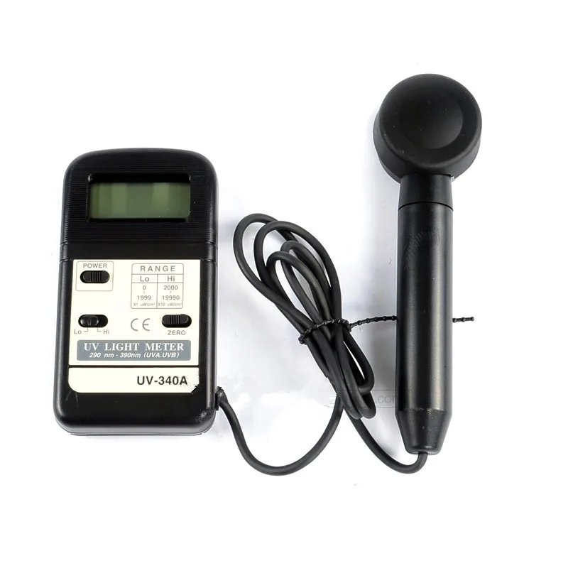 УФ светильник Измерительный диапазон 0 1999uW/cm2 2000 19990uW/cm2 290 390nm UVA UVB