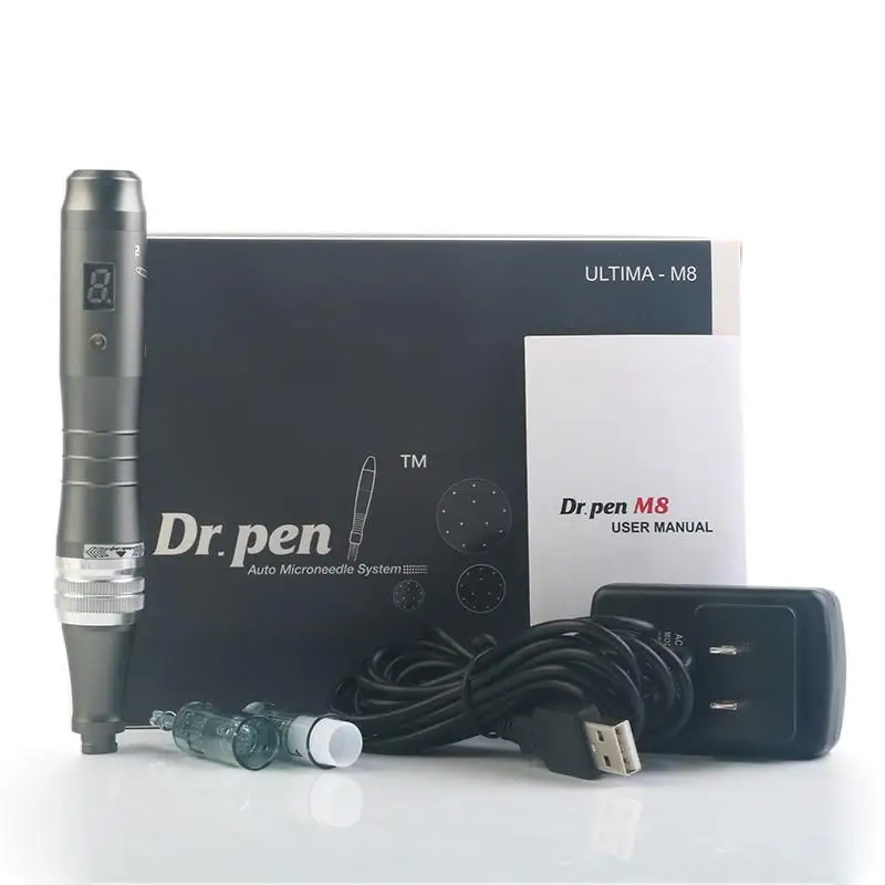 Новинка беспроводная ручка Ultima Dr. Pen M8 Derma Microneedling цифровая с 6 уровнями