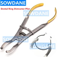 dental metal ring distractor plier dental matrics matrice forcep dental ivory forcep dentist ortho tool instrument golden handle