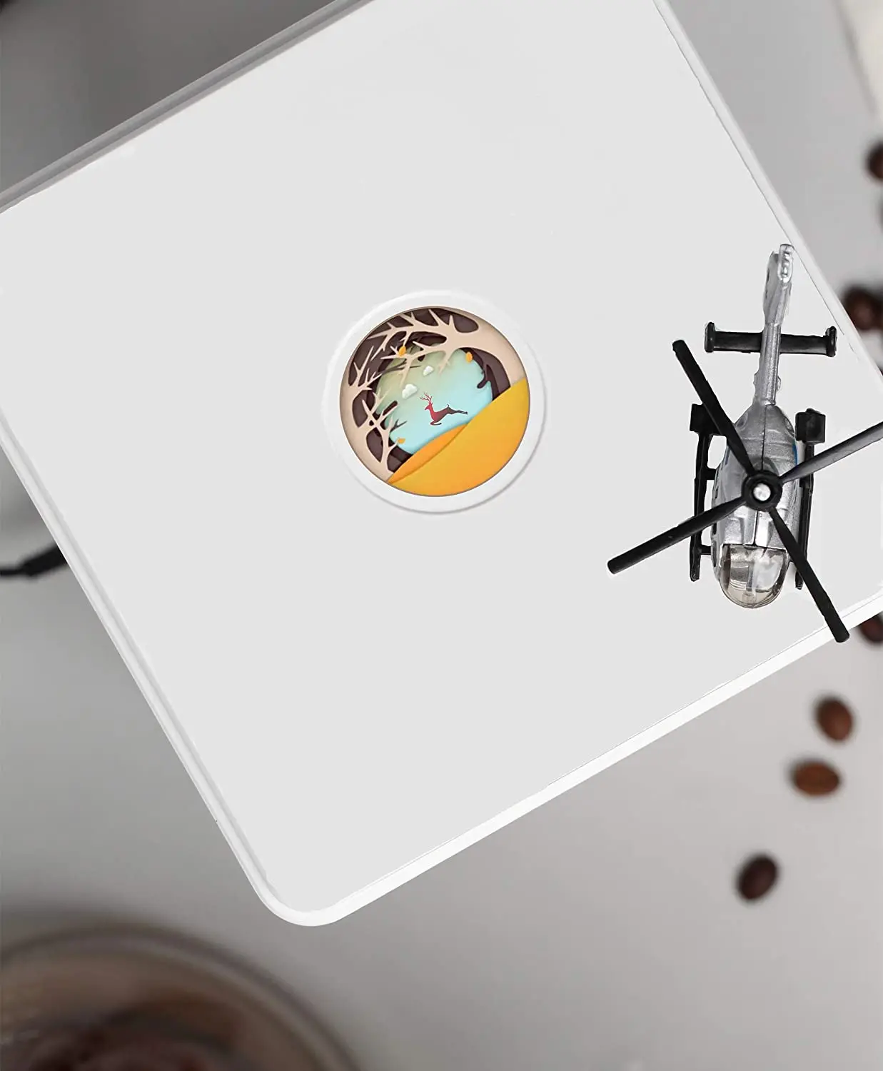 Creative Gift Anti Gravity Floating Levitating Water Drops Time Lamp for Desk Decoration Birthday Home Decor | Дом и сад