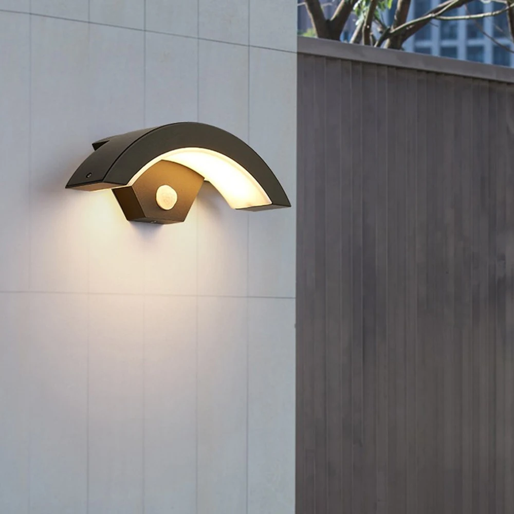 

New LED Outdoor Wall Light Waterproof IP65 Radar Motion Sensor Led Outdoor Light Outdoor Wall Lamp Outdoor Lighting Led