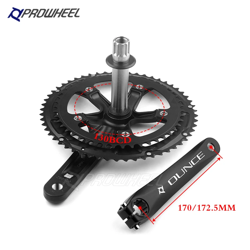 Prowheel 170/172.5 мм складной велосипед для горного велосипеда 130 BCD 46/56 т цепи колеса с