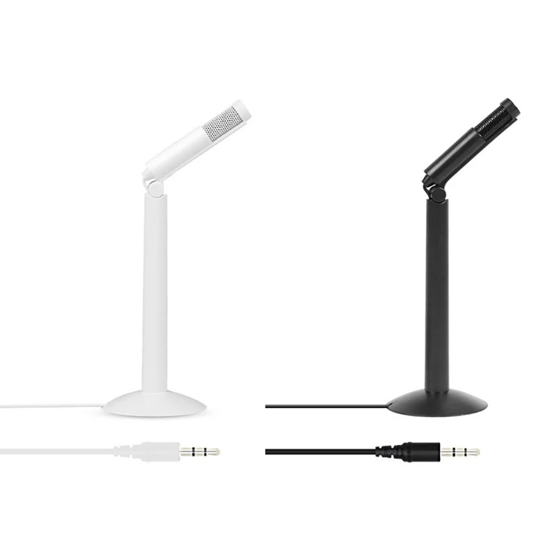 

Desktop Microphone Foldable Computer Microphone Stand, Computer Microphone for Meeting Chat, Game