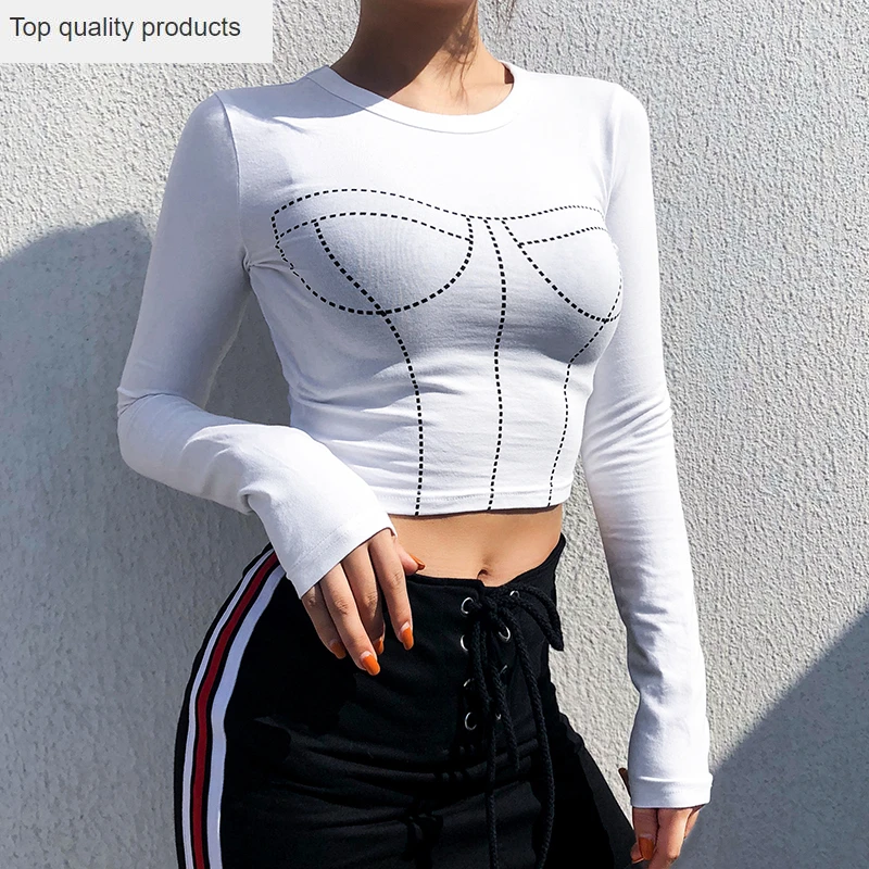 Весенне-летняя Новинка короткая Облегающая рубашка Женская Сексуальная