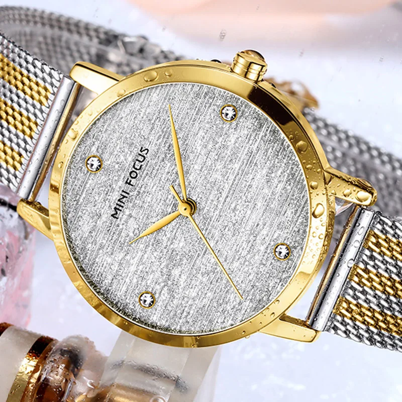 Часы наручные женские кварцевые из нержавеющей стали 3 АТМ|Женские часы| |