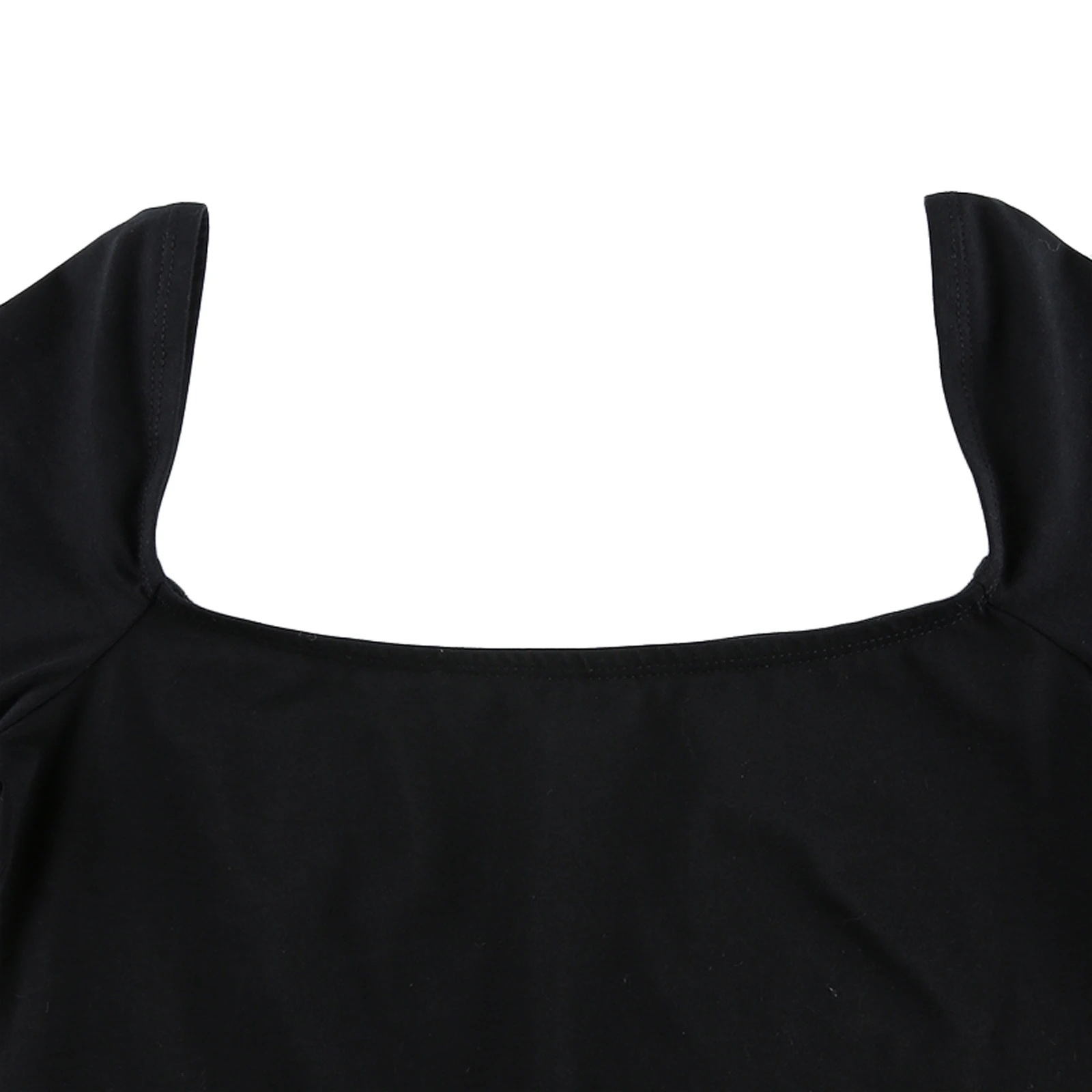 

Women's Fall Sexy Bodysuits, Wrapped Elastic Party Square Neck