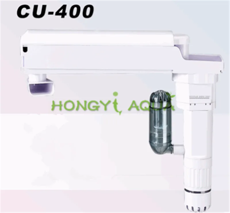 CU-400 Leecom аквариум встроенный уф бактерицидный ламповый фильтр три в одном аквариум стерилизация лампа дезинфекция фильтр серия CU - Цвет: CU-400