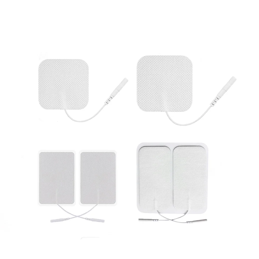 

10/20pcs lot EMS Electrode Pads 2mm Plug Nerve Muscle Stimulator Gel Tens Electrodes Digital Acupuncture Physiotherapy TENS Pads