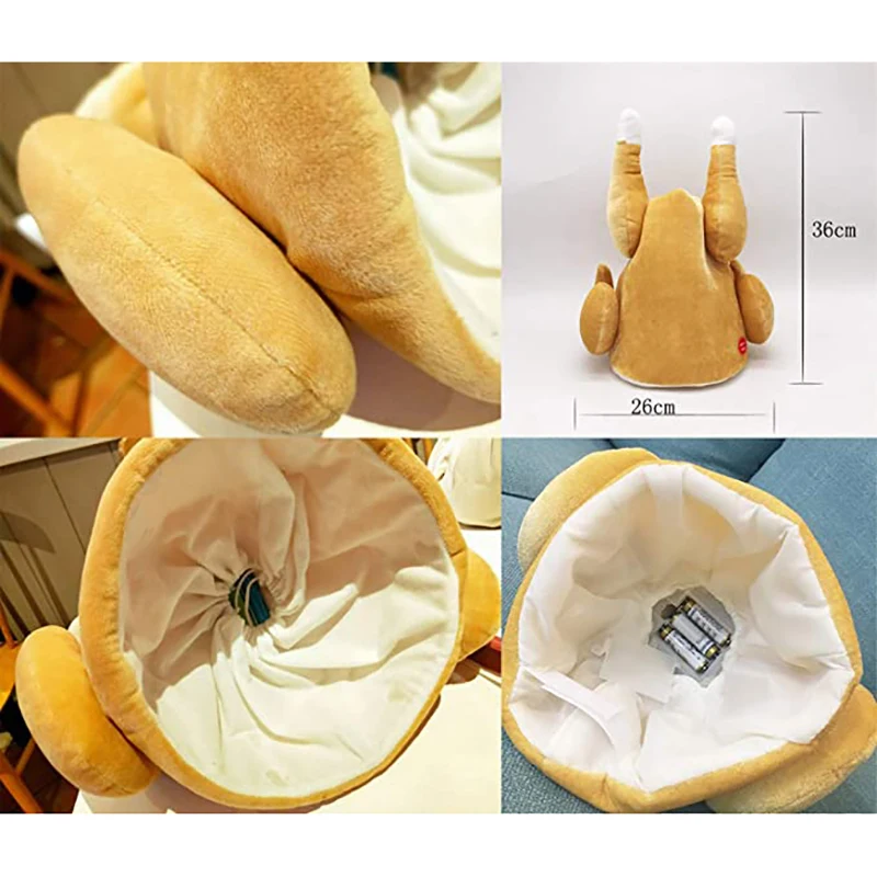 

Turkey Hat Thanksgiving Party Supplies Decoration Toys Electric Dancing Turkey Hat Thanksgiving (without Battery)