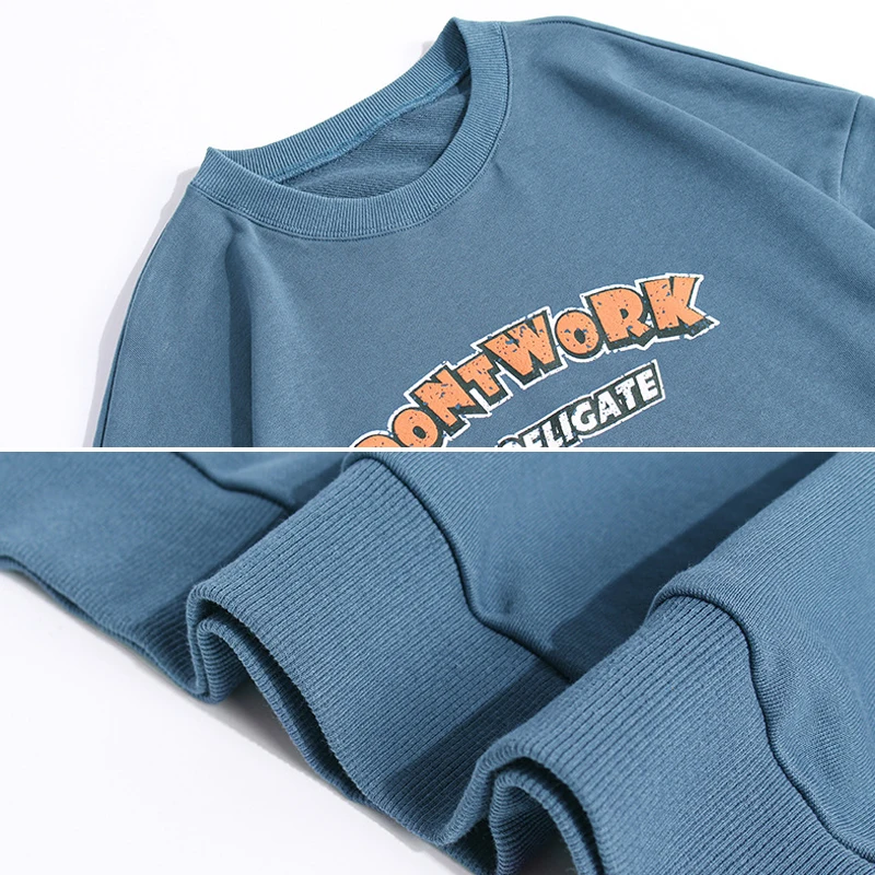 Осенний мужской свитшот пуловер в стиле хип-хоп уличная одежда Харадзюку