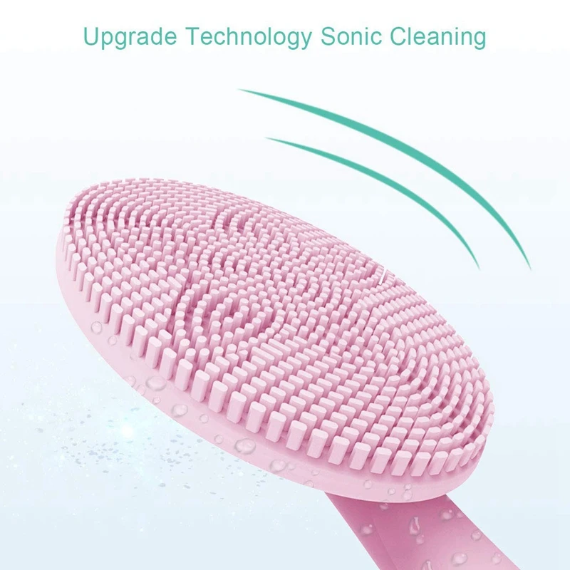 

Silicone Face Cleansing Brush Electric Sonic Cleanser Electric Facial Cleanser Skin Deep Washing Massage Brush