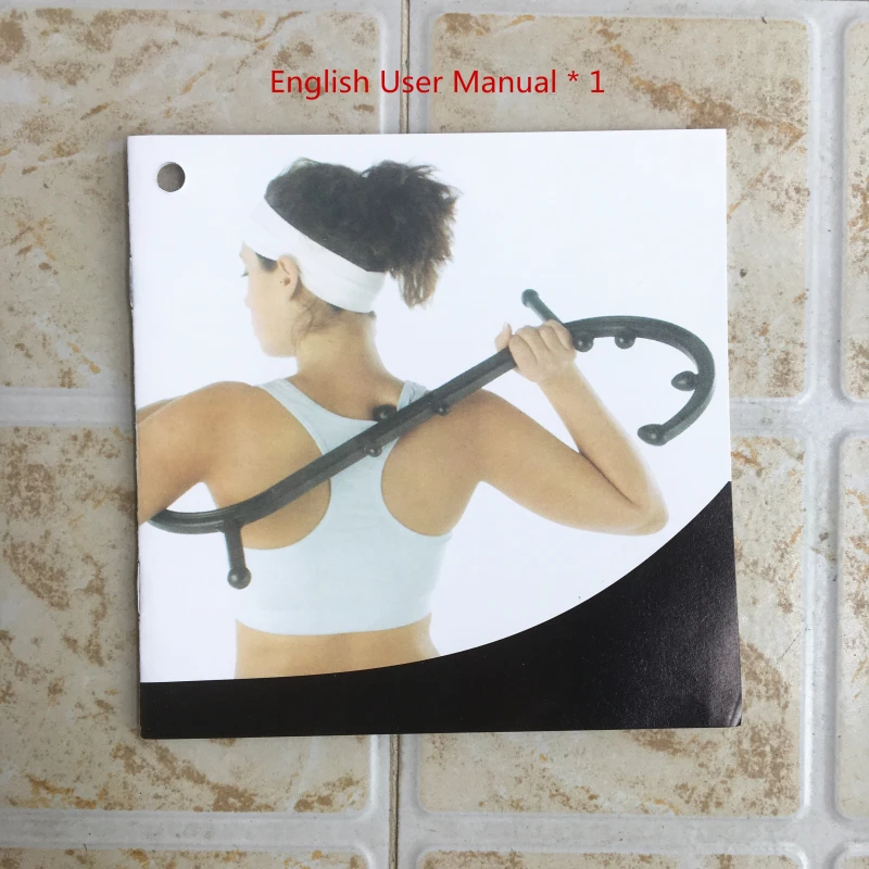 separate user manual Массажер для шеи, триггер, самомассаж, палочка, терапия, инструмент, массажер, стимулятор мышц тела, облегчение боли, массаж и расслабление - Цвет: separate user manual