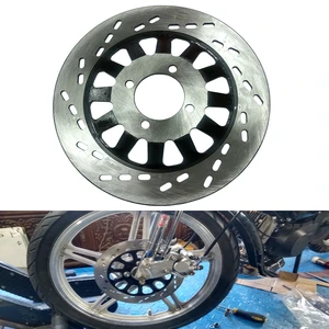 For Suzuki GSX125 HJ125K GT125 EN125 GN125 GS125 Stainless Steel Motorcycle Front Brake Disc Rotor 220MM Diameter Accessories