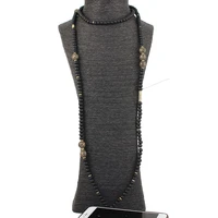 strong pull constantly wood beaded phone neck lanyard beads strap for keys cell phone chain key id pass card keychian straps