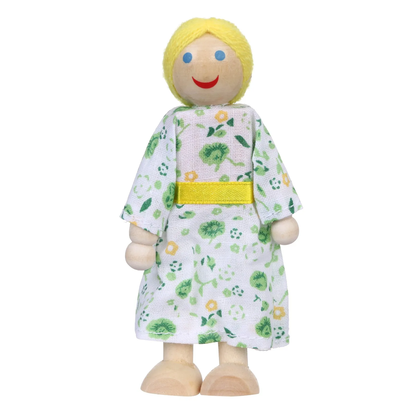 7 шт. деревянная мебель кукольный дом семейный набор из человек кукла игрушка для