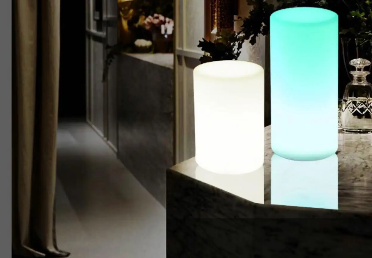 Светодиодный дистанционный светильник W16 H36 декоративная круглая колонна