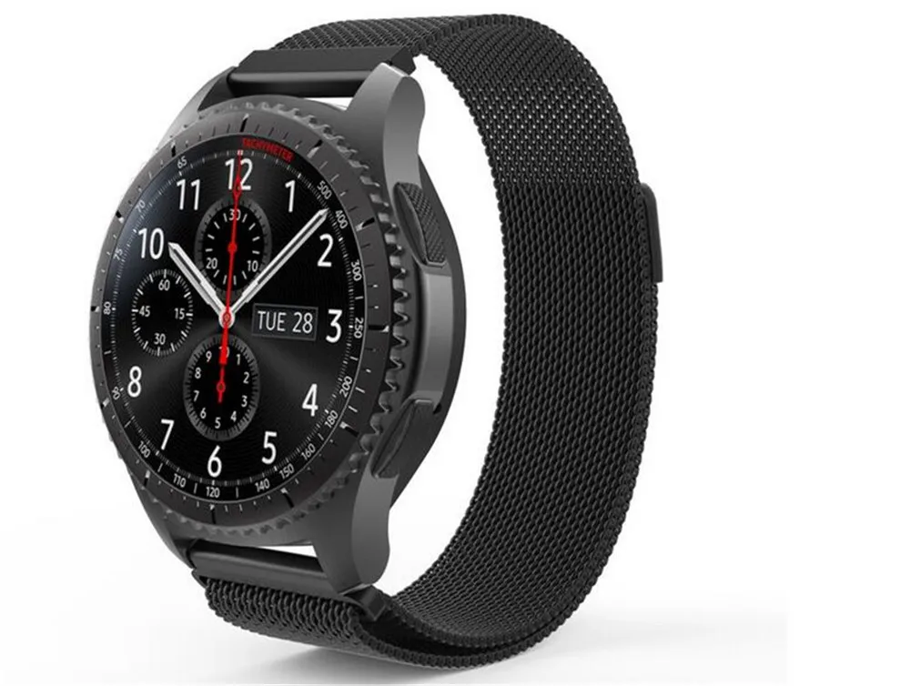 Металлический ремешок для Xiaomi Huami Amazfit Bip 20 мм Миланская петля ремешок на запястье для samsung galaxy watch active 2 Замена