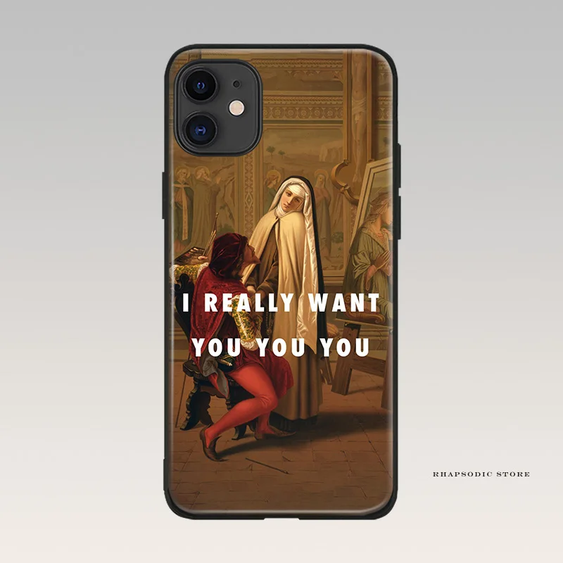 Красивый Классический рисунок котировки для iPhone 6 6s 7 8 Plus X XR XS 11 Pro Max мягкий