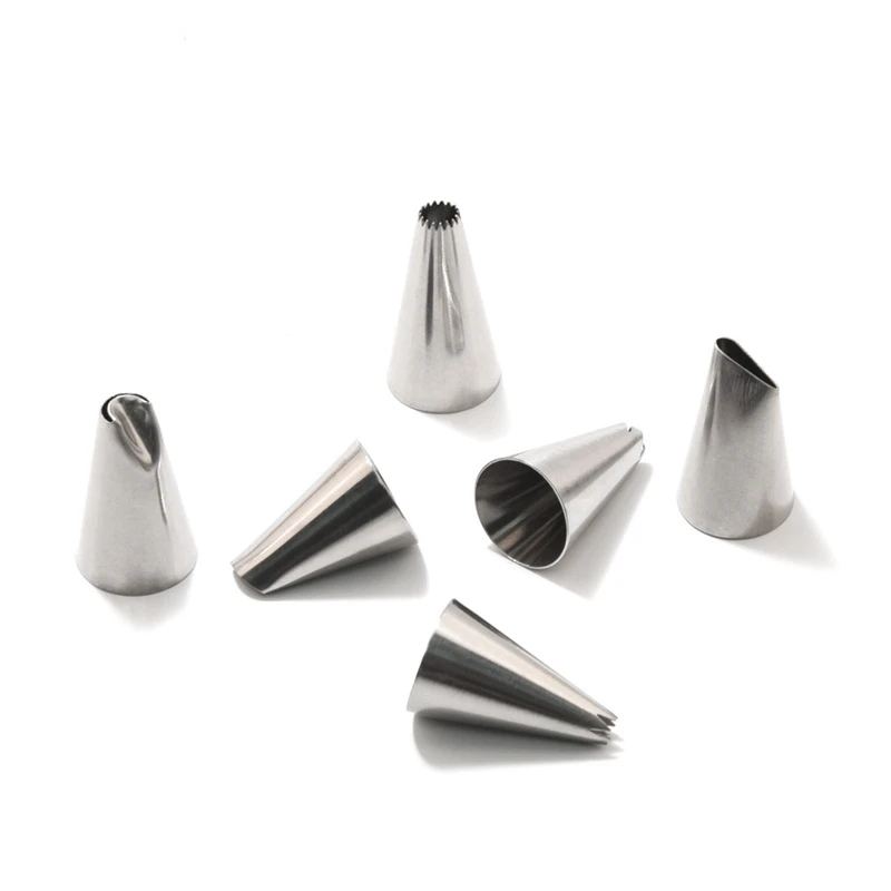 6 шт. SUS 304 инструменты для выпечки тортов цветочные принадлежности кухонные формы