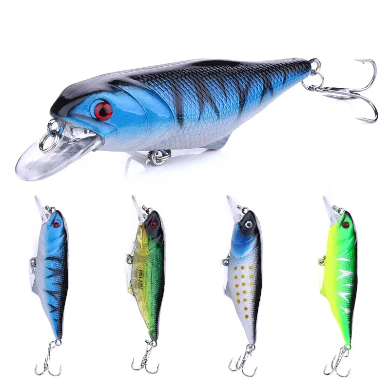 

95mm 12.8g Artificial Floating Minnow Lure Fishing Lures Hard Bait Tackle 3D Fish Eyes Hot Sale lake river fishing