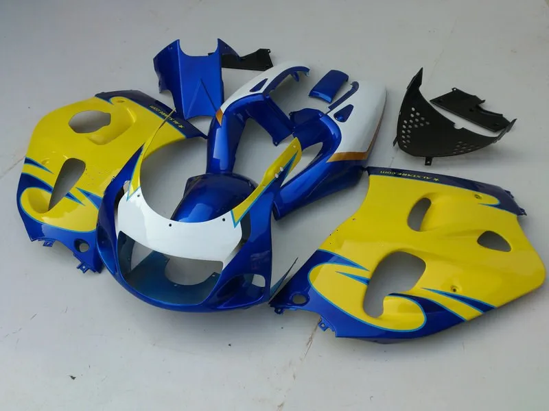 Комплект обтекателей для GSXR600 750 96 97 98 99 00 GSXR 600 GSXR750 1996 1999 2000 ABS желтый синий