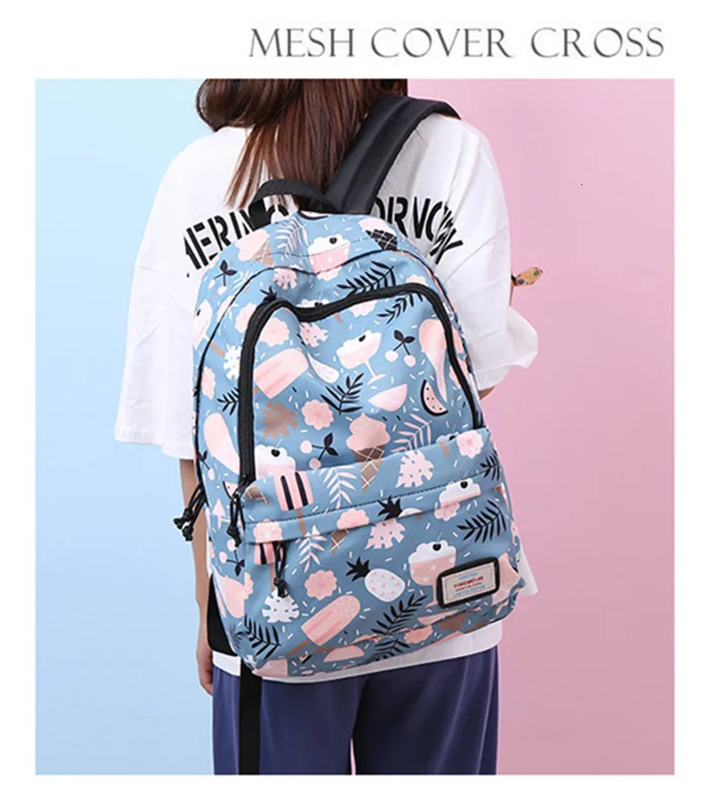 Backpack School Children Lovely Printing School bags For Student Girls Boys Waterproof Backpack School bag travel bags mochilas