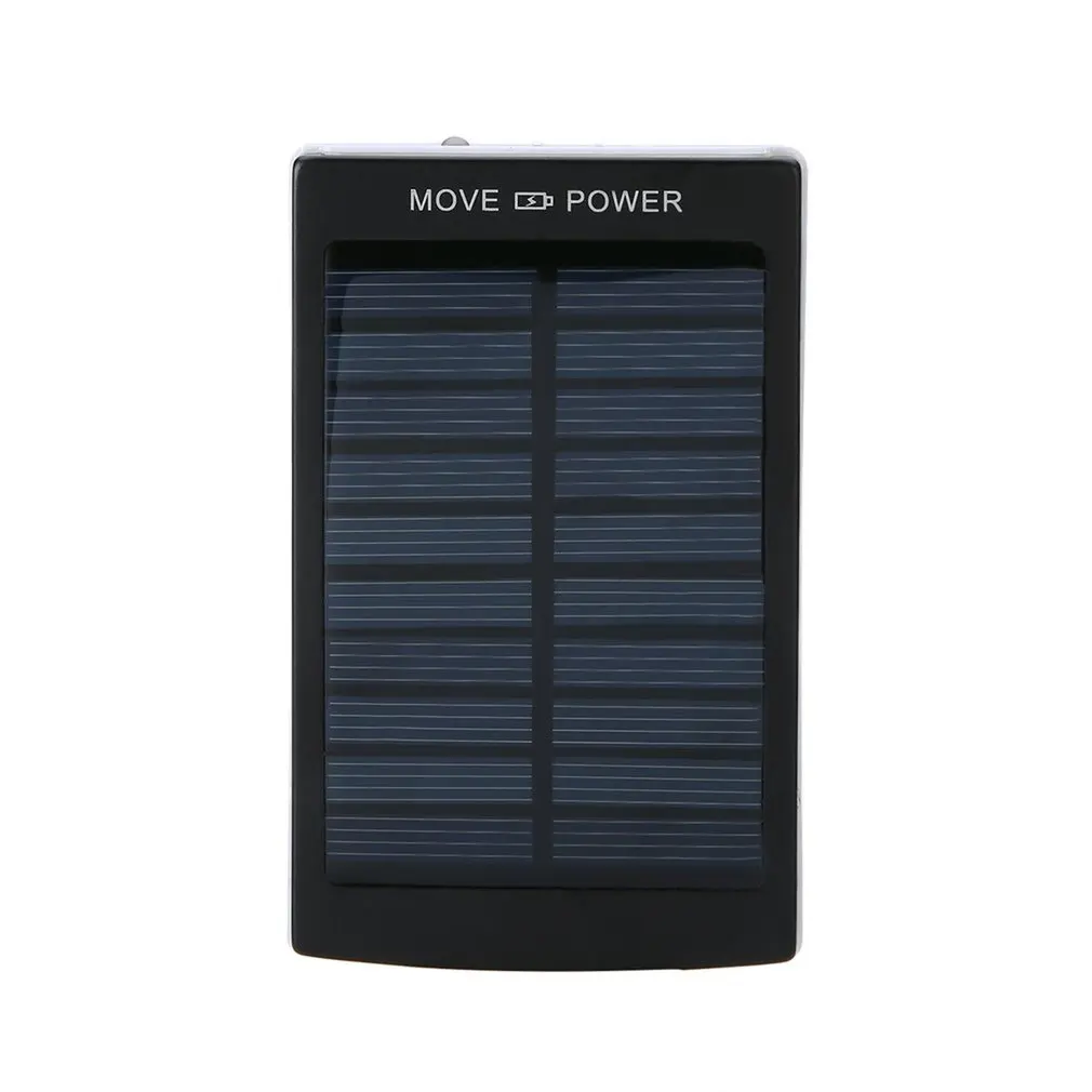 Portable Solar Power Bank 50000mAh Bateria External Dual USB LED Mobile Phone Battery Charger Backup Powerbank | Мобильные телефоны