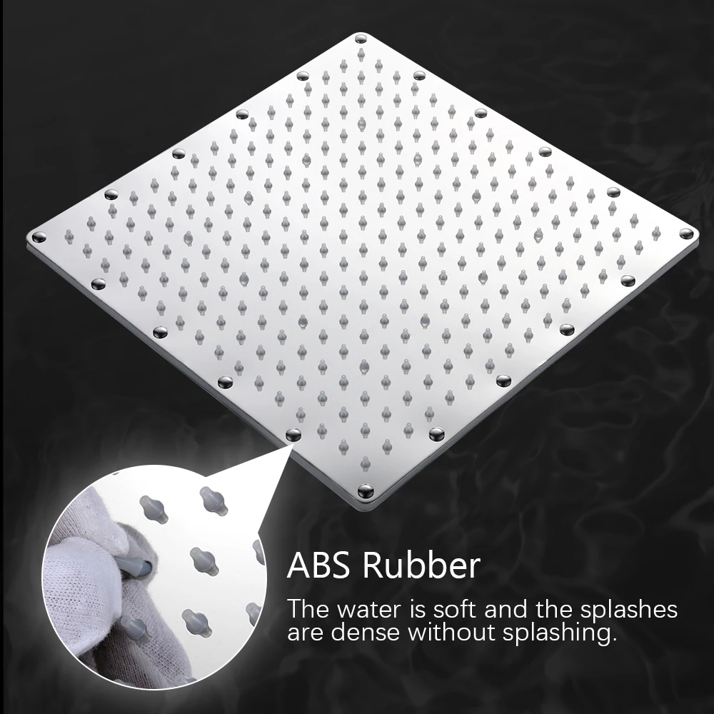Размер: 30 см * квадратный нержавеющая сталь ультра тонкий дождевая Лейка для душа
