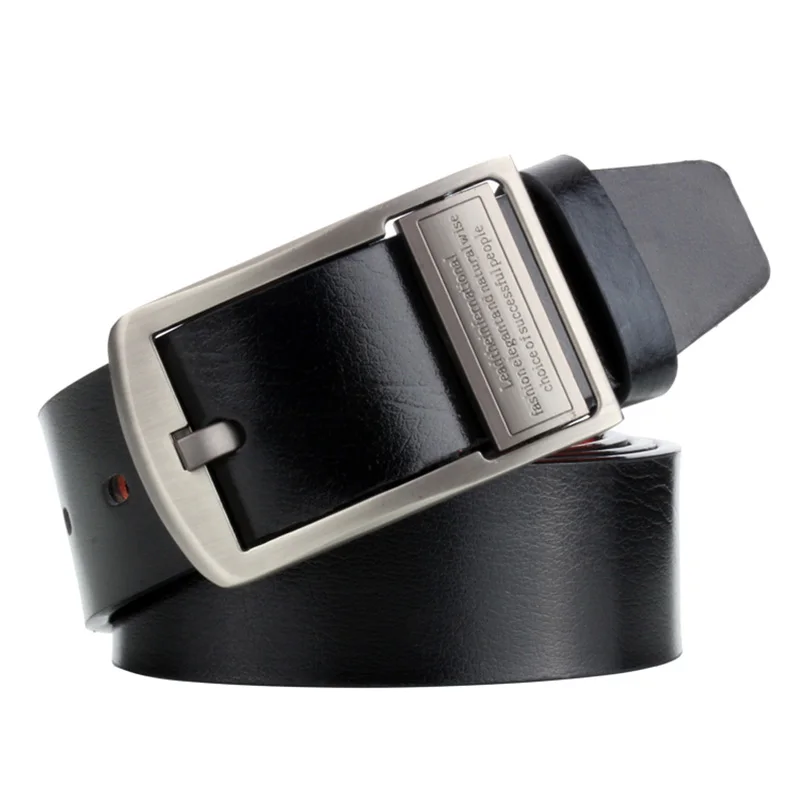 Double Side Men Leather belt High Quality Leather Belt Luxury Designer Belts New Fashion Classice Vintage Pin Buckle Male Belts