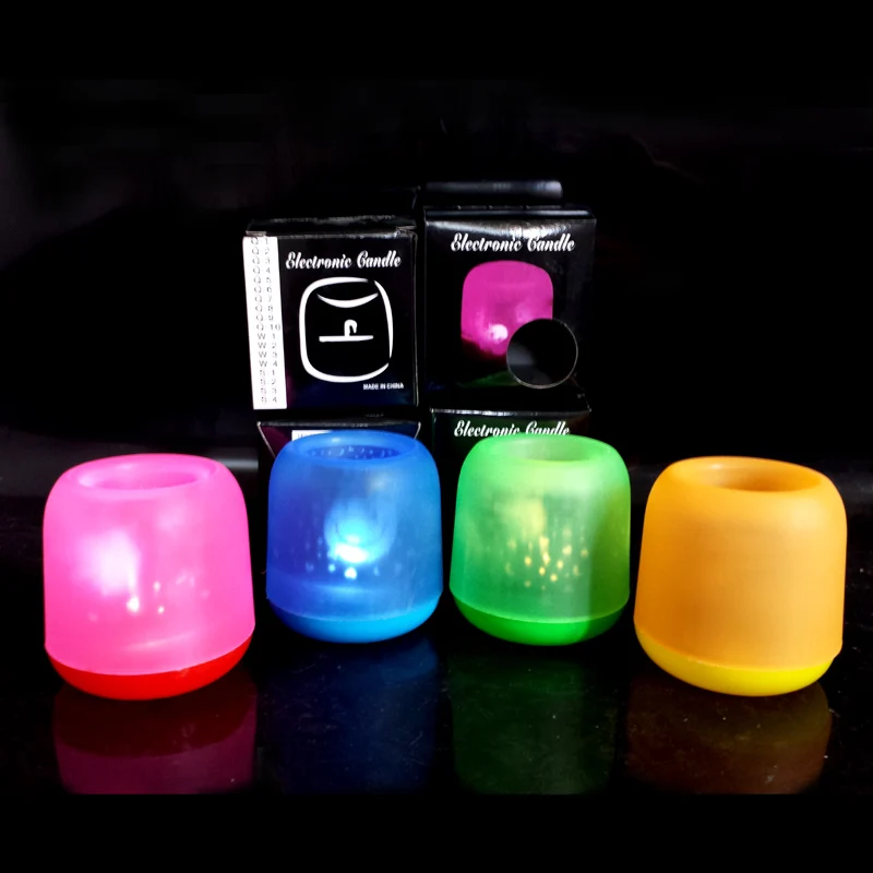 Светодиодный свечах светильник электрическая свеча Сенсор Управление Кофе бар