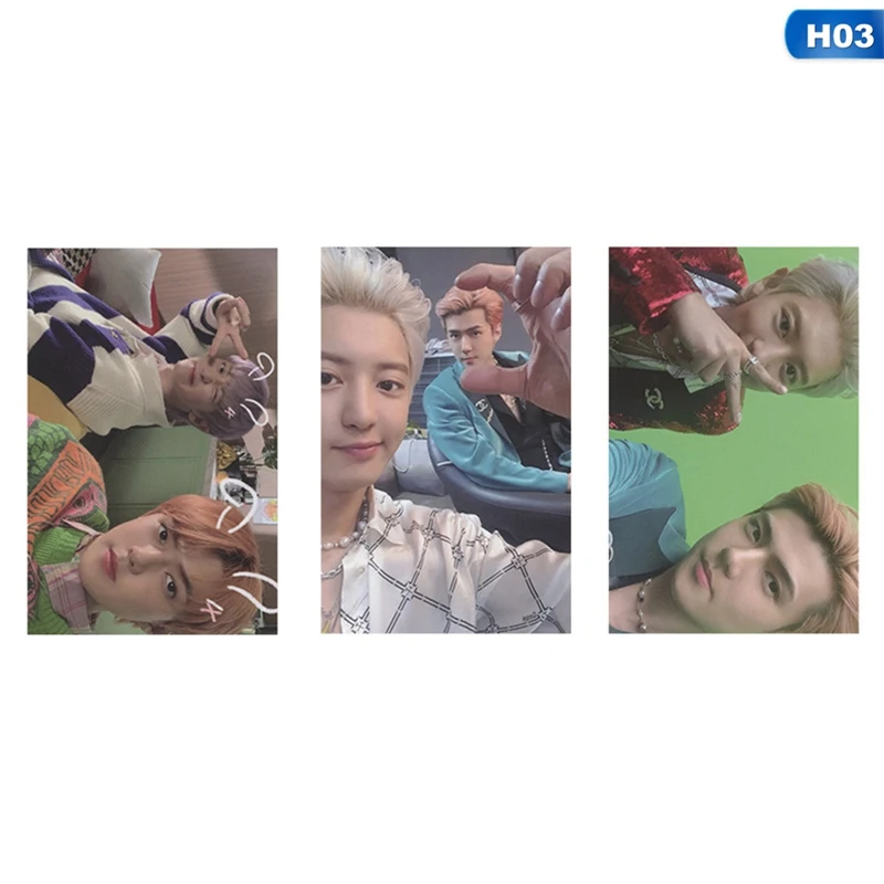 Альбом KPOP EXO 3 шт./компл. самодельная бумажная карточка фотокарточка постер HD