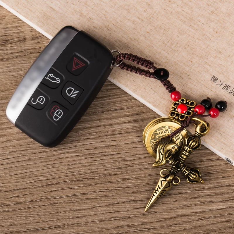 Латунная подвеска Vajra в виде пяти императоров сумки ручная работа бижутерия