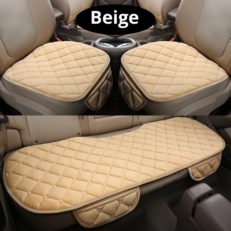 Всесезонные автомобильные чехлы для авто из льняной ткани на передние и задние