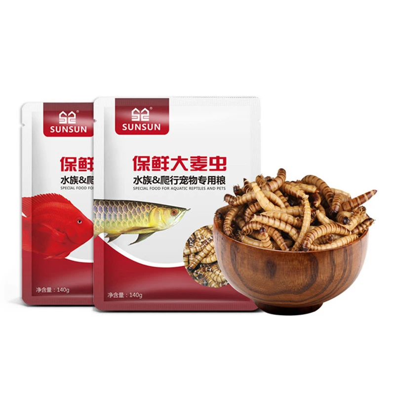 

SUNSUN Aquarium Fish Food High-grade Goldfish/Turtle/Bird/Hamster Feed/Mealworms/Barley Insect/Antarctic Scale Shrimp