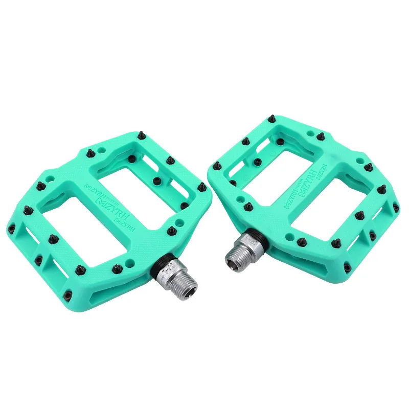 

MZYRH Ultralight Three-Bearing Large Tread Nylon Pedal Riding Accessories Bicycle Mountain Bike Non-Slip Foot Wide Surface Pedal