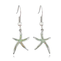 fashion long dangle earrings jewelry cute starfish design pendant earrings for women accessories girl gift statement earrings