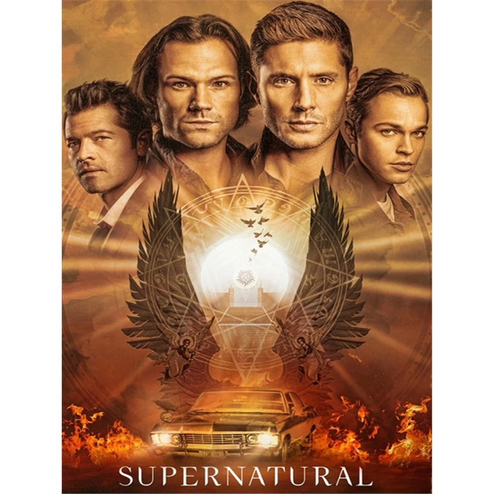 

Supernatural DIY 3D Full Diamond Embroidery Diamond Painting Diamond Mosaic Complete Kit Christmas Gift Home Decor Decor