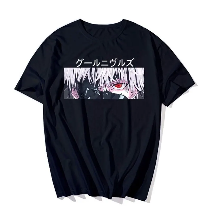 

Tokyo Ghoul Females Tshirt Kaneki Ken Harajuku Unisex Cartoon Oversized T Shirt Japan Anime Oversize T-Shirt Women Streetwear