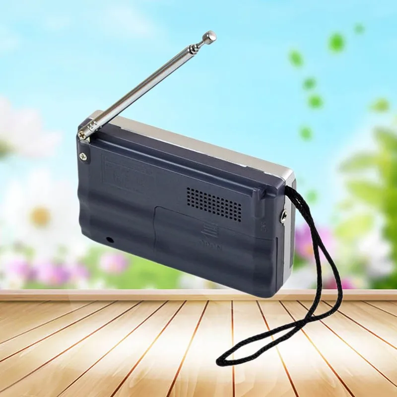 AM/FM карманный радиоприемник мини антенна телескопический портативный