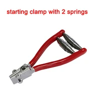 two springs racket stringing machine starting finishing clamp tool manual tools pliersfor badminton tennis red