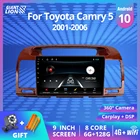 Автомагнитола 2 Din, Android 10,0, для Toyota Camry 5, xв, 30, 2001-2006, GPS, DVD